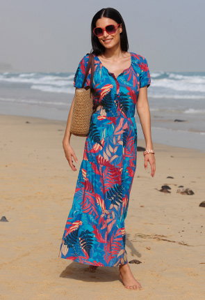 Kleid mit Volants