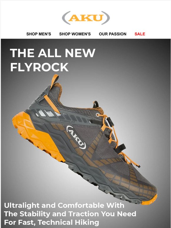 The New FlyRock Hiking Shoe: Light, Agile, Comfortable