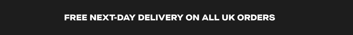 Free next day delivery on all UK orders