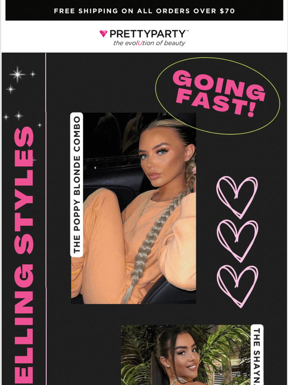 HURRY, STYLES GOING FAST! ⌛