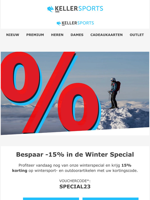 Bespaar -15% in de Winter Special