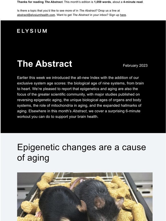 The Abstract: Can aging be reprogrammed?