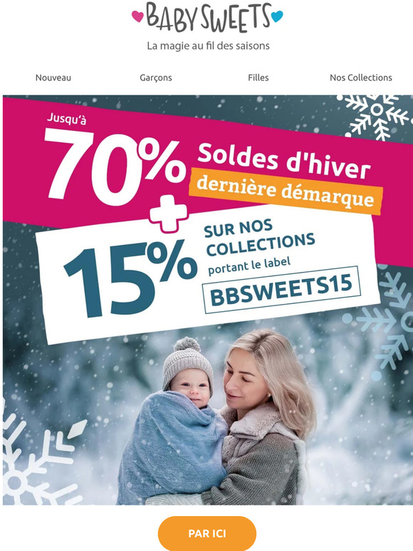 ⏰ Notre collection Baby Sweets en promo ! 🚨
