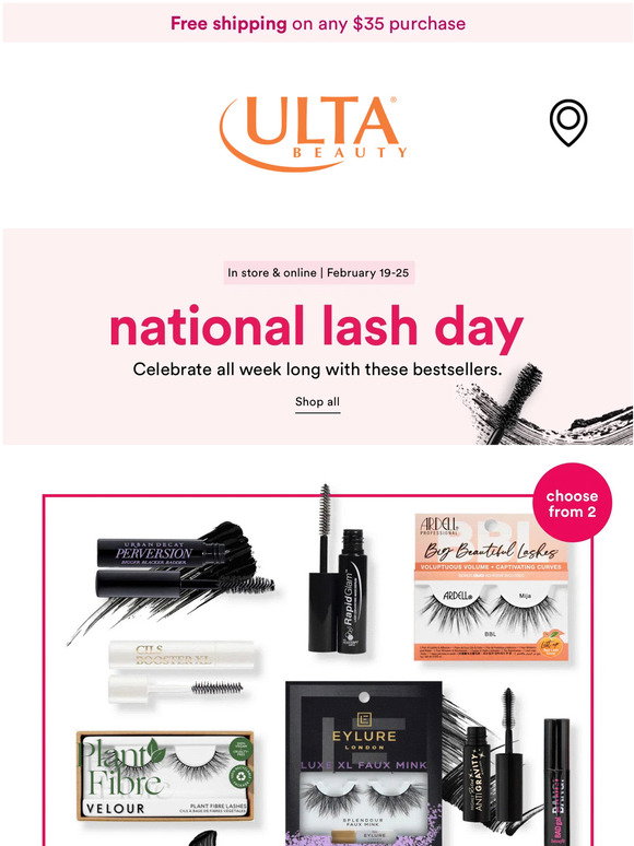 Ulta Beauty 🎉 FREE 11 PC gift for National Lash Day! 🎉 Milled