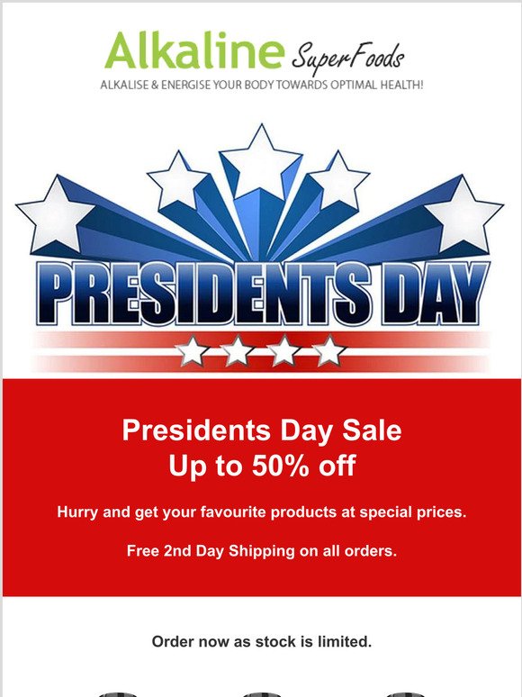 Last Chance to save 50% off  Presidents Day Sale