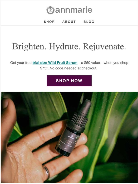 A Free Serum to Fast Track Your Glow Up
