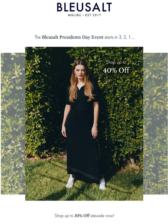 Shop Up to 40% Off During Our Presidents Day Event!