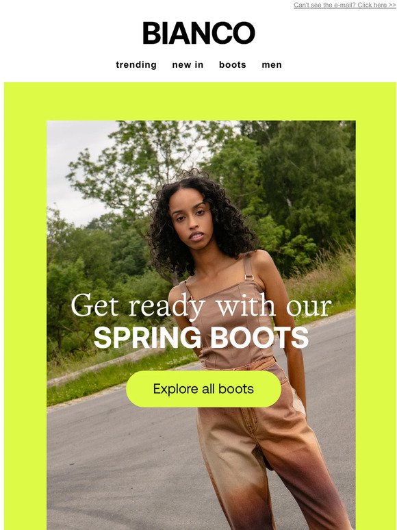 Refresh your spring boots