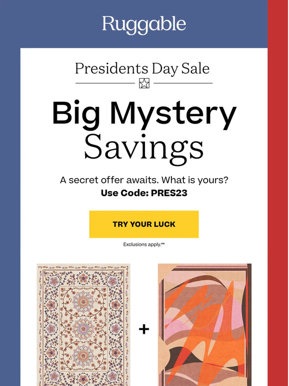 Ruggable Your Mystery Offer... Milled