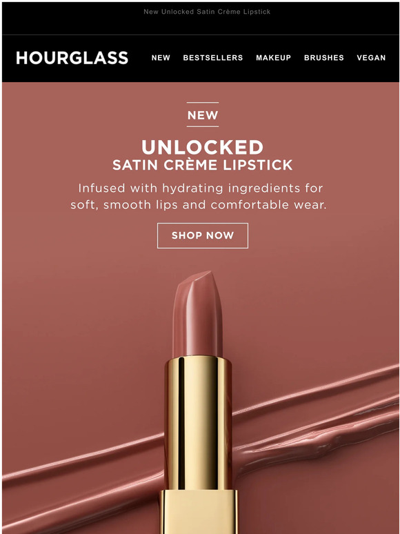 Hourglass Statement Color. Instant Hydration. Milled