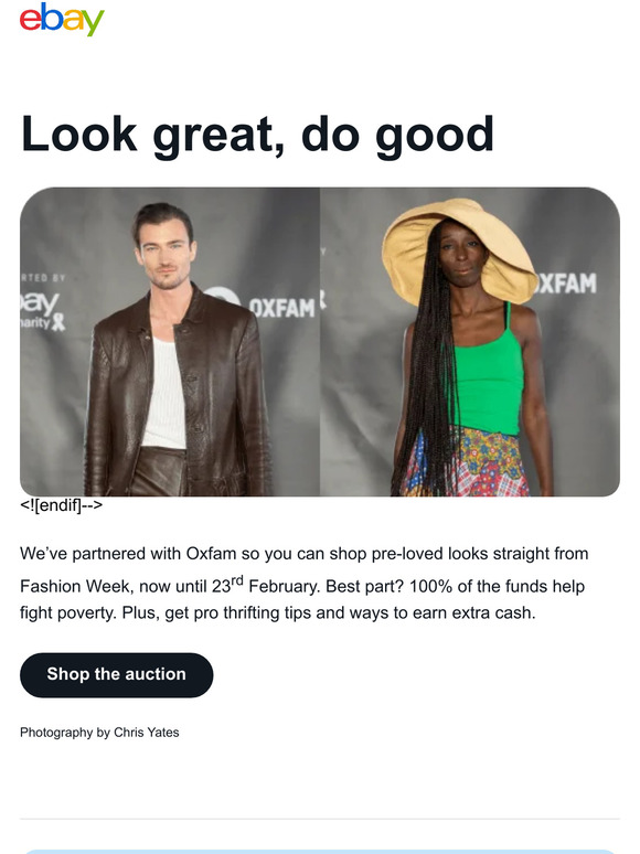 Pre-loved looks for a cause and more for Fashion Week