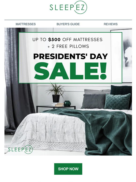 Don't Miss Our Presidents' Day Sale!