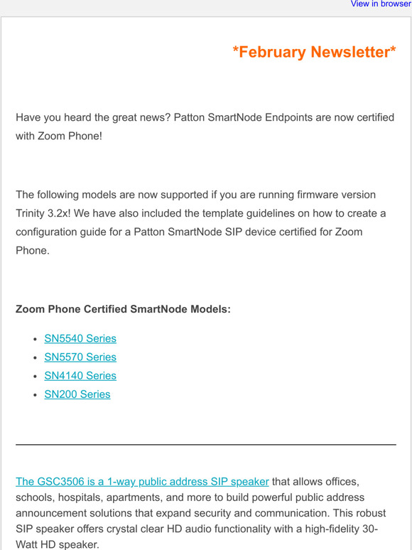📢**VoIP Hardware Newsletter** 🖐️What's NEW this month?⭐