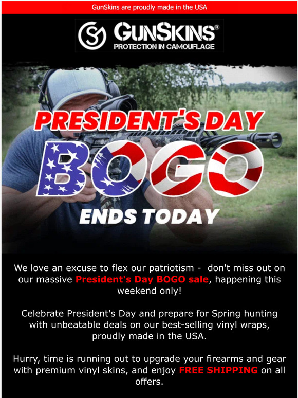 🇺🇸 SALE ENDS TODAY! 🇺🇸