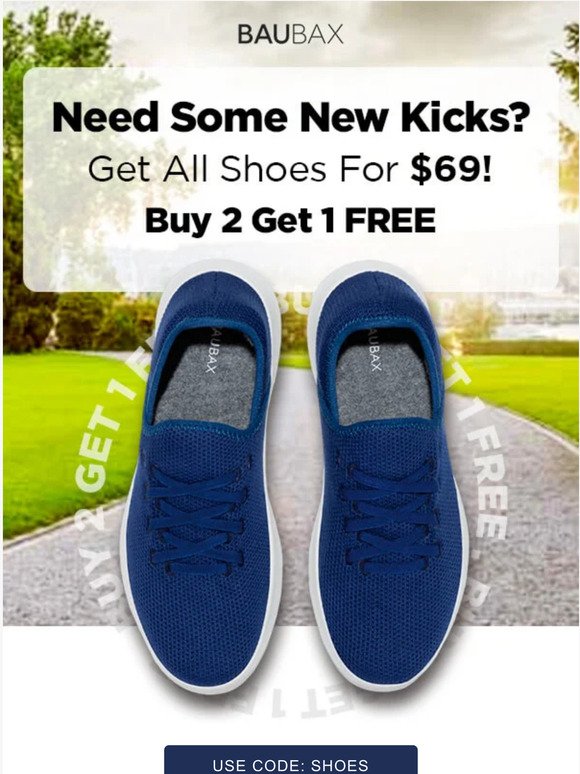 RE: Your FREE shoes