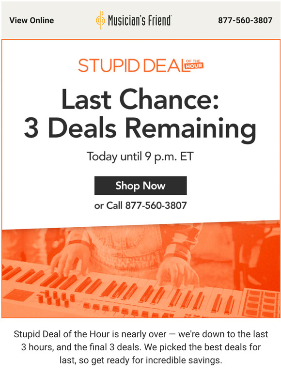 Only 3 Stupid Presidents Day Deals left