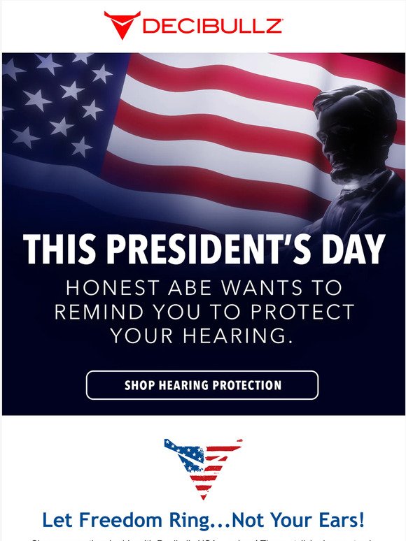 Celebrate President's Day with $20 USA Earplugs!