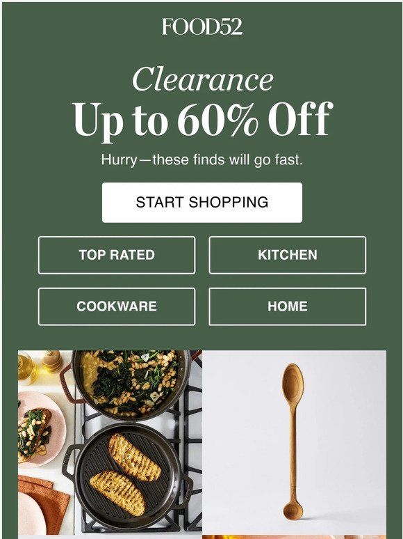 Going quick! So much on clearance, up to 60% off.