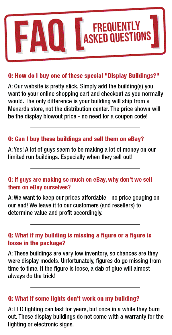 FAQ - Frequently Asked Questions