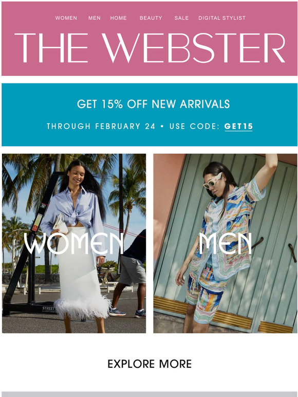 Get 15% Off New Arrivals!