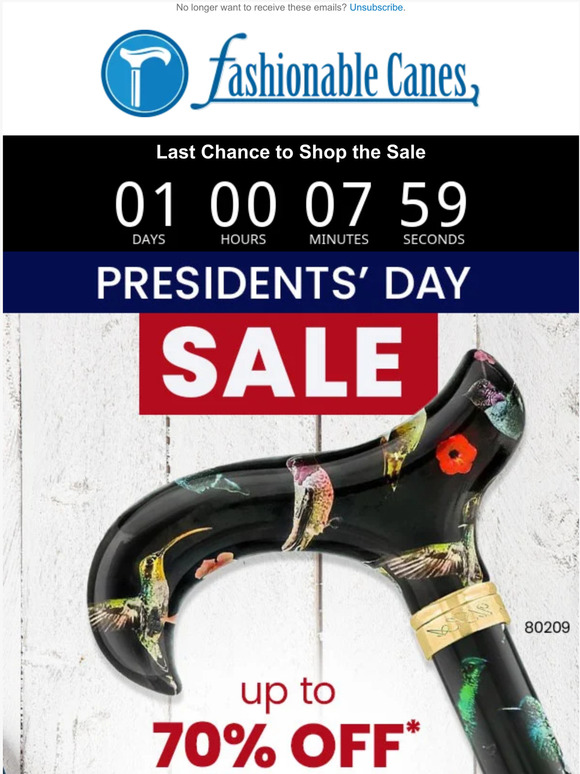 Last Chance for Up to 70% OFF 🎉