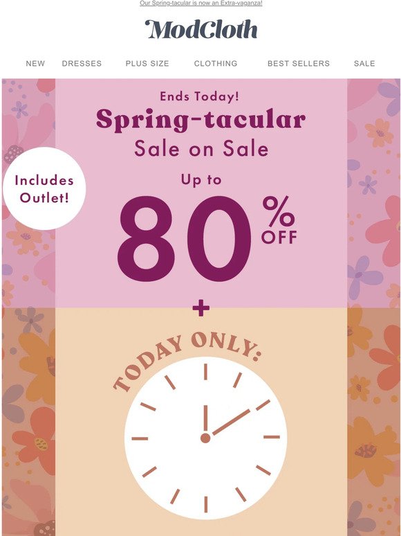 💓 The Sale Just Got Better: Up to 80% Off + Extra 10% Off!