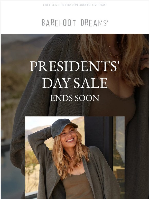 Presidents' Day Sale Ends Soon