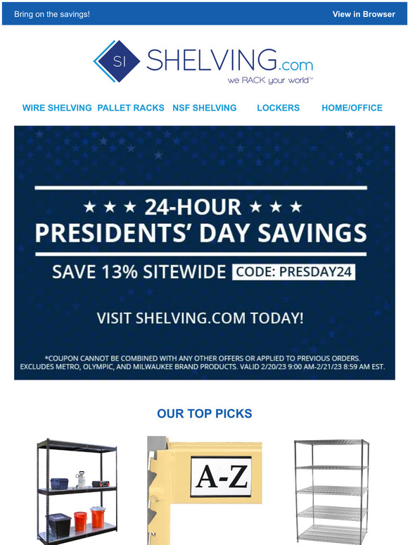 This 24-Hour Presidents' Day Sale Starts NOW ⭐