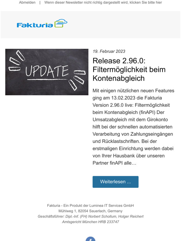 Release 2.96.0: Filtermöglichkeit beim Kontenabgleich