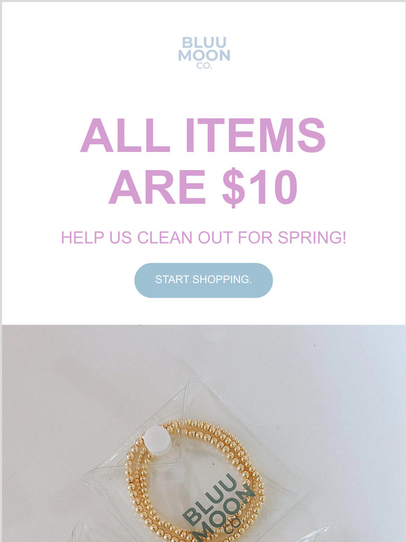 Last week of the $10 sale!