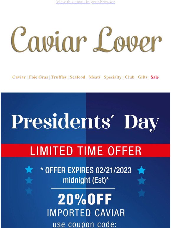 Almost over! Presidents’ Day Sale deals!
