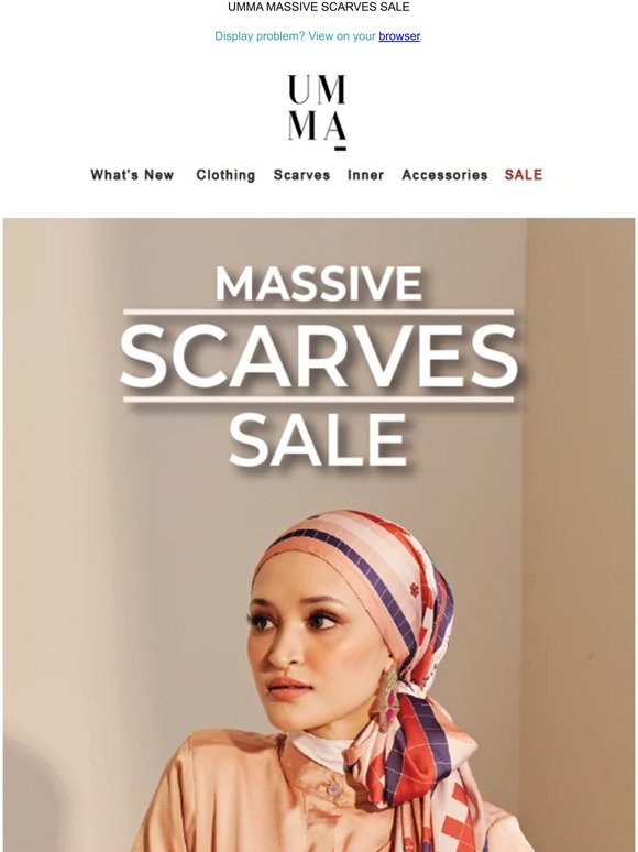 Massive Scarves Sale! 😍