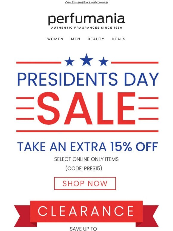 Last Day for this Presidents Day Sale!