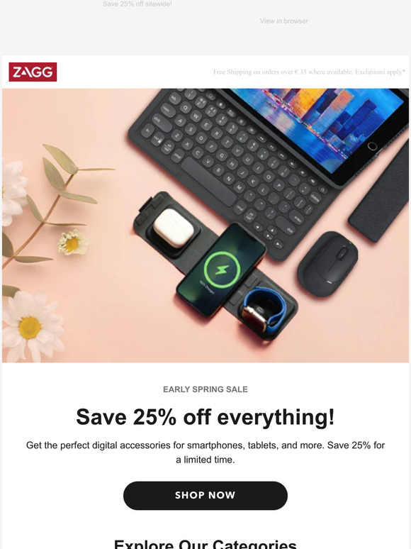 Early Spring Sale!