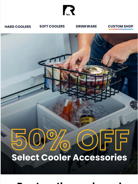 RTIC Outdoors Limited Time Offer 50 Off Select Cooler Accessories Milled