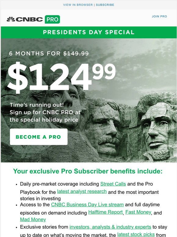 Ends Today: Score Big Savings for Presidents’ Day