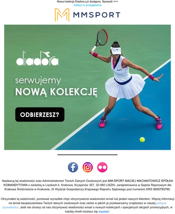 🎾Nowa kolekcja Diadora już dostępna
