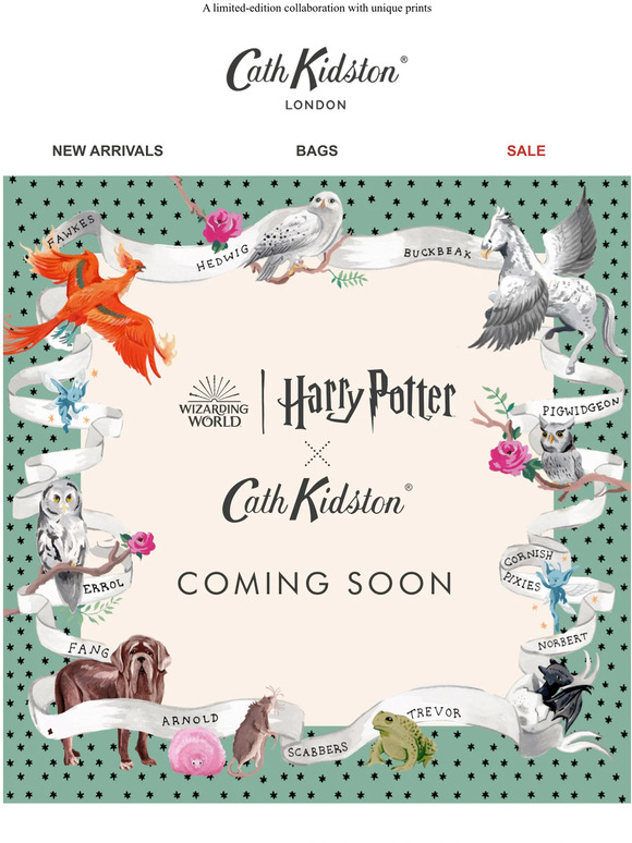 Cath Kidston (UK) The magic of Harry Potter returns Milled