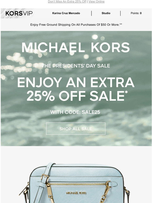 Michael Kors Presidents' Day Sale Starts Now — Save Up to 78%