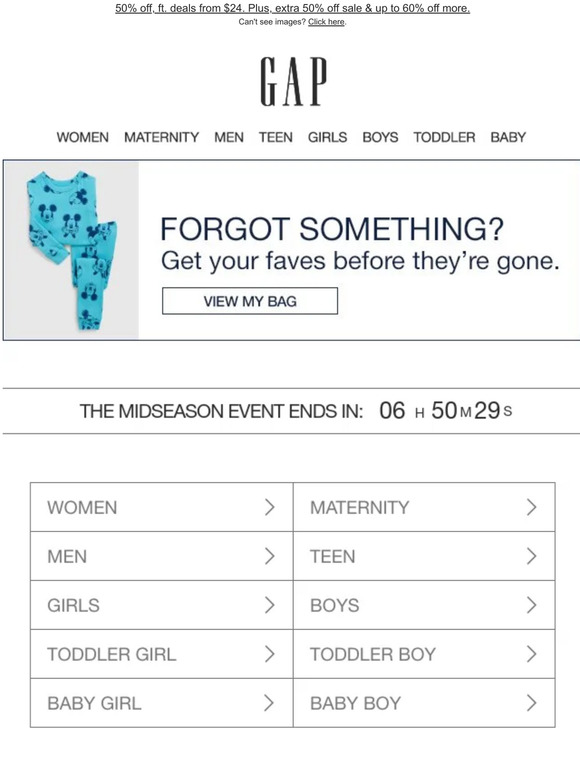 50% OFF DEALS + more up to 60% OFF inside — expires SOON