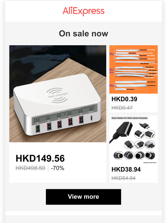 6 Ports USB Charger 50W QI Wireless Charger For iPho... selling fast!
