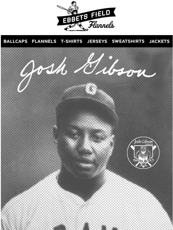 Limited Edition Josh Gibson Ballcap and Jersey - Ebbets Field Flannels