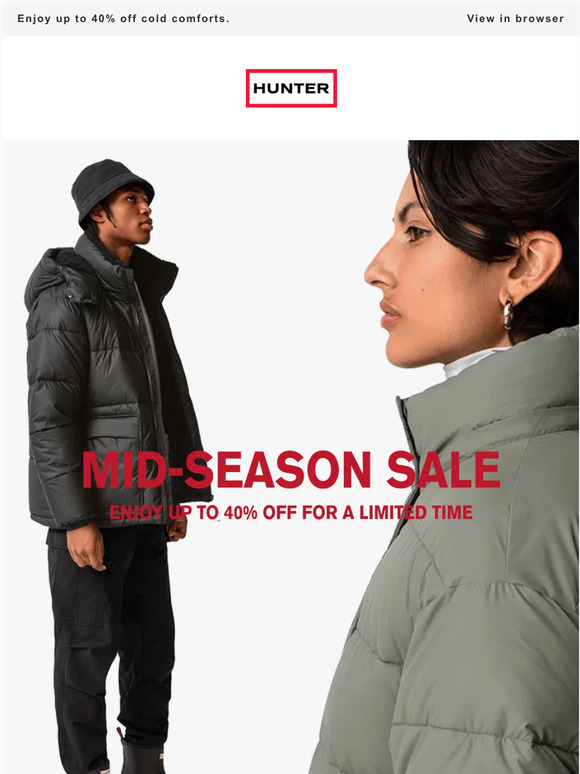 The mid season sale starts now