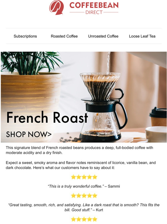 French Roast: Strong, but Smooth 😎