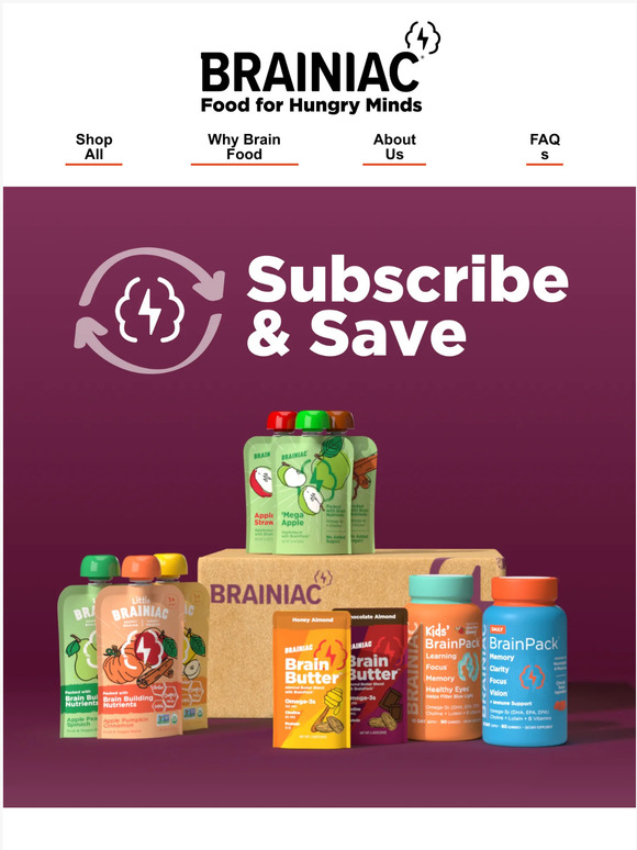 Subscribe and Save on Your Favorite Brain Fuel