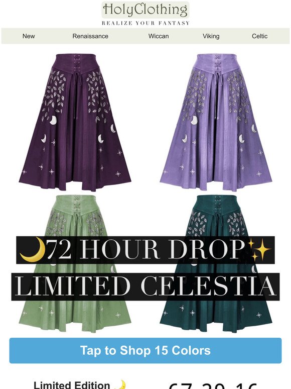 Limited Edition Celestia 🌙72 Hour Drop✨
