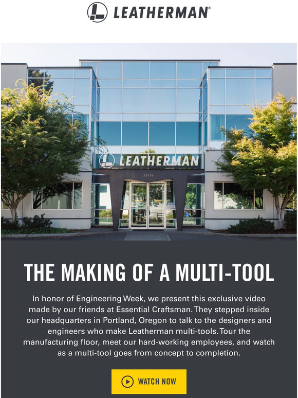 Leatherman Step inside the Leatherman factory Milled