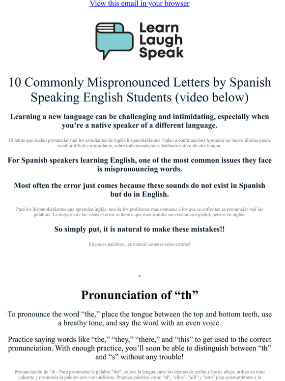 Learn Laugh Speak Spanish student slips our teachers notice! Milled
