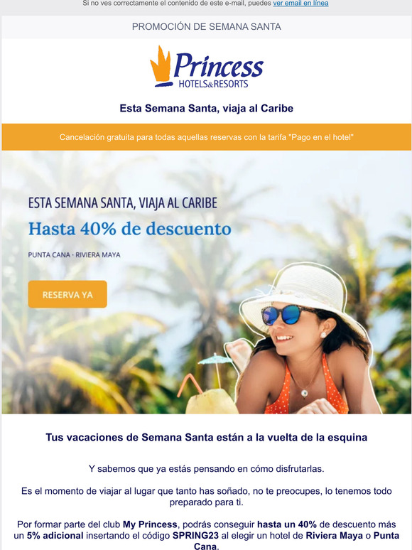 🏖️ ¡—, hasta 40% dto para tus vacaciones de Semana Santa en el Caribe!