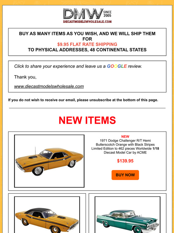 New Arrivals & Back in Stock Notification